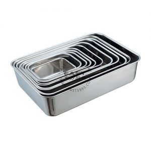 Khay inox đựng thức ăn 161201