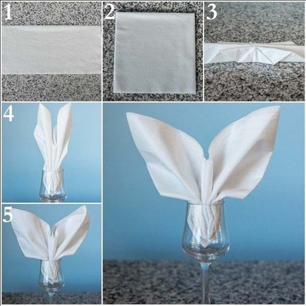Cách cấp khăn giấy má hình quạt