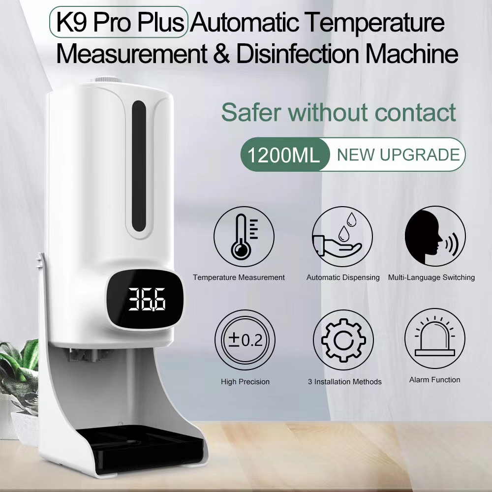 Máy rửa tay tích hợp đo thân nhiệt K9 Pro Dual