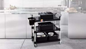 xe đẩy thức ăn nhà hàng