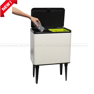 Thùng rác gia đình EK8128MP-WH 1 Thùng rác gia đình EK8128MP-WH