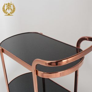 Xe đẩy phục vụ luxury 2 tầng C-92 1 Xe đẩy phục vụ luxury 2 tầng C-92