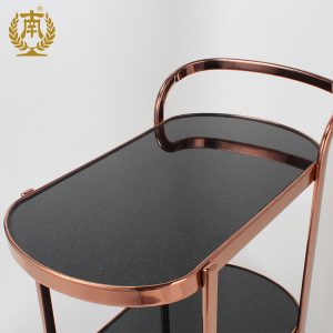 Xe đẩy phục vụ luxury 2 tầng C-92 3 Xe đẩy phục vụ luxury 2 tầng C-92