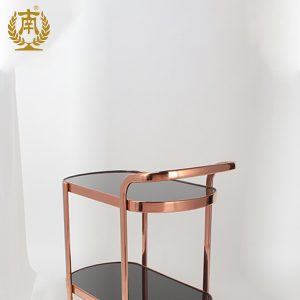 Xe đẩy phục vụ luxury 2 tầng C-92 2 Xe đẩy phục vụ luxury 2 tầng C-92