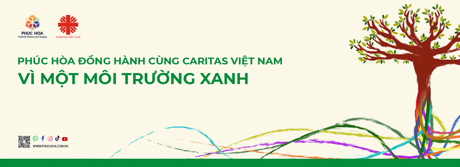 Phúc Hòa Tiếp Tục Đồng Hành Cùng Caritas Việt Nam: Thùng Rác Xanh Vì Một Môi Trường Xanh 1 Phúc Hòa đồng hành cùng Caritas - Giáo Hội Công Giáo Việt Nam trong dự án phi lợi nhuận "Thùng Rác Xanh - Vì Một Môi Trường Xanh”