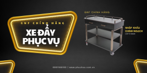 Phân biệt xe đẩy ba tầng GNF chính hãng và hàng fake