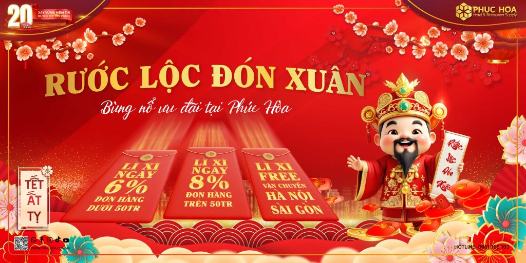 RƯỚC LỘC ĐÓN XUÂN - BÙNG NỔ ƯU ĐÃI TẠI PHÚC HÒA 1 RƯỚC LỘC ĐÓN XUÂN - BÙNG NỔ ƯU ĐÃI TẠI PHÚC HÒA