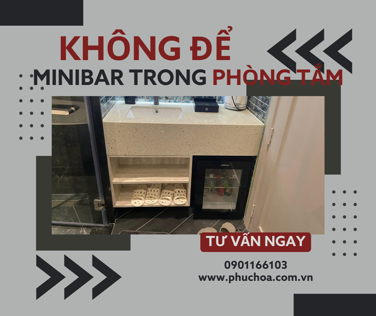 Tại Sao Không Nên Đặt Tủ Mát Minibar Trong Phòng Tắm? 1 Tại Sao Không Nên Đặt Tủ Mát Minibar Trong Phòng Tắm?