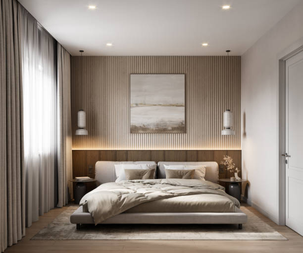 15+ mẫu giường đôi khách sạn được ưa chuộng nhất hiện nay 5 Giường đôi khách sạn thiết kế hiện đại