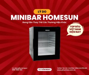 Lý Do Tủ Mát Minibar Homesun Đang Dần Thay Thế Các Thương Hiệu Tủ Mát Khác