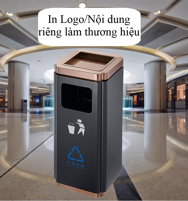 Thùng rác sảnh gạt tàn thuốc GPX-2C 17 Thùng Rác Sảnh Gạt Tàn Thuốc - Đẳng Cấp Thương Hiệu