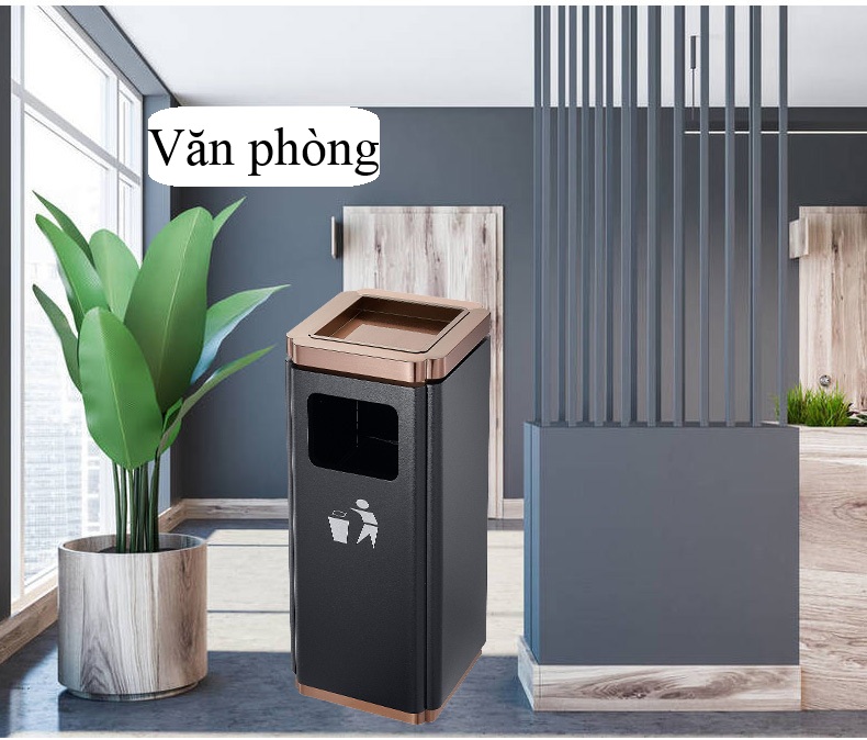 Thùng rác sảnh gạt tàn thuốc GPX-2C 16 Thùng Rác Sảnh Gạt Tàn Thuốc - Đẳng Cấp Thương Hiệu