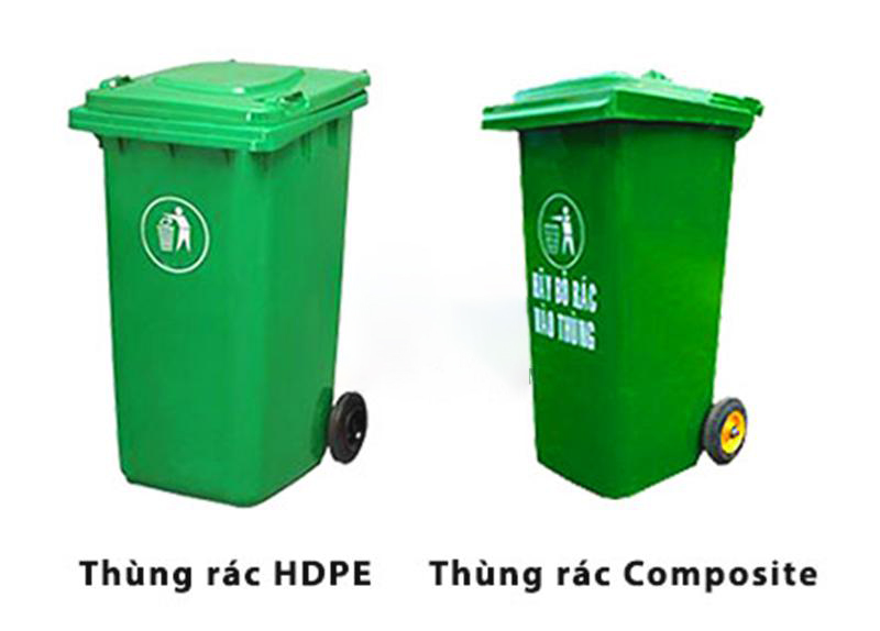 Composite và HDPE: Chất liệu nào bền hơn cho thùng rác công nghiệp? 9 So sánh composite và hdpe