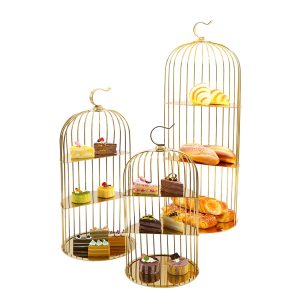 Kệ bánh lồng chim PH-050-1 - Tác phẩm nghệ thuật cho không gian tráng miệng